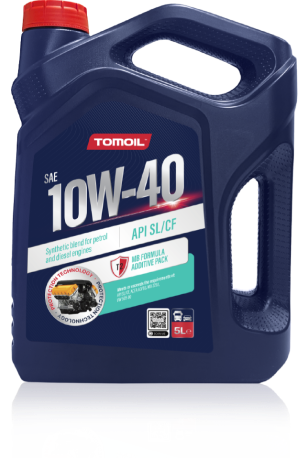 Олива моторна Tomoil Engine Oil 10W40 SL/CF 5 lt